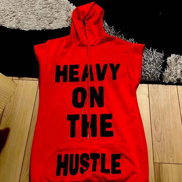 Size small NEW never worn hoodie dress..pet free and clean home - Picture 1 of 2